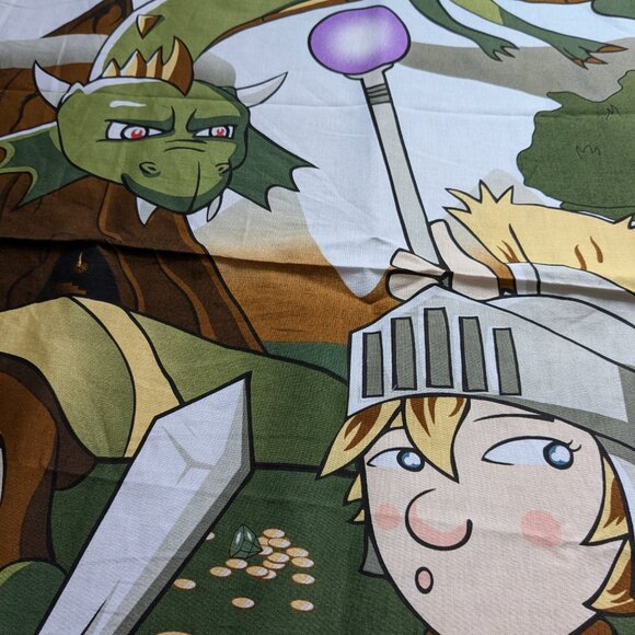 NEW! Knights & Dragons Cotton Fabric Quilt Panel - Picture 3 of 3